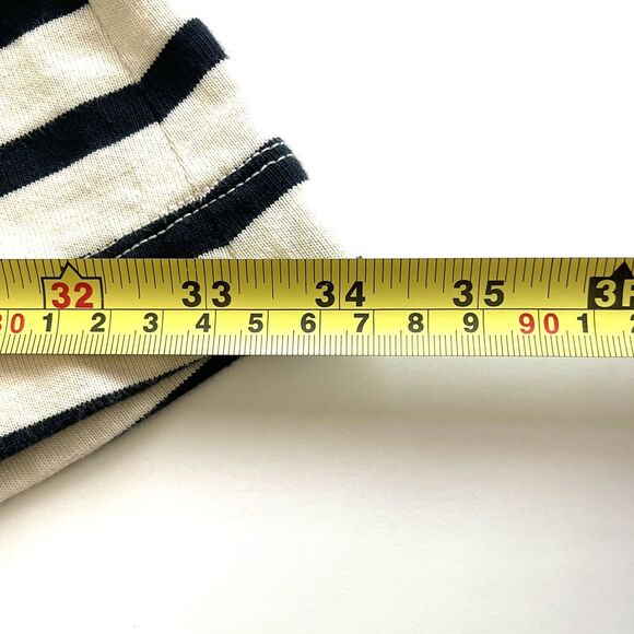 T By Alexander Wang Women’s B&W Striped Cotton Mini Dress Fit & Flare - Picture 10 of 11